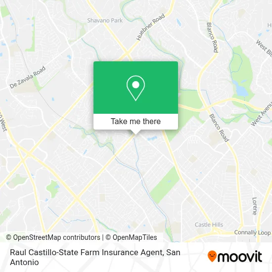 Raul Castillo-State Farm Insurance Agent map