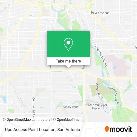 Ups Access Point Location map