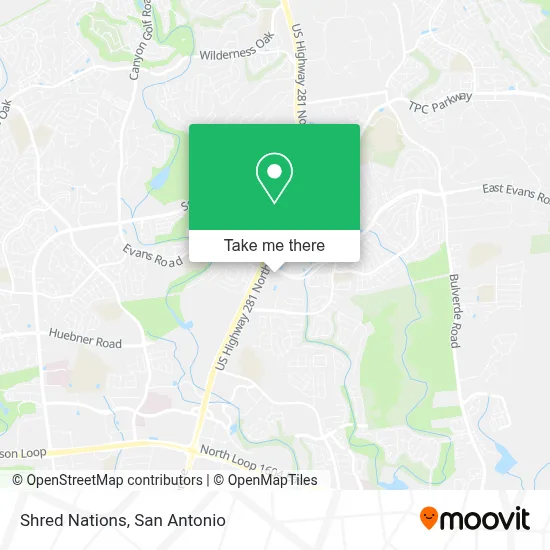 Shred Nations map