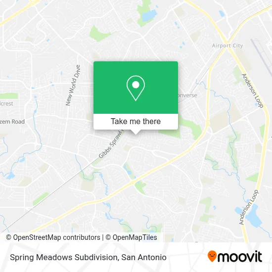 Spring Meadows Subdivision map