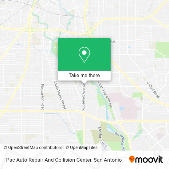 Pac Auto Repair And Collision Center map