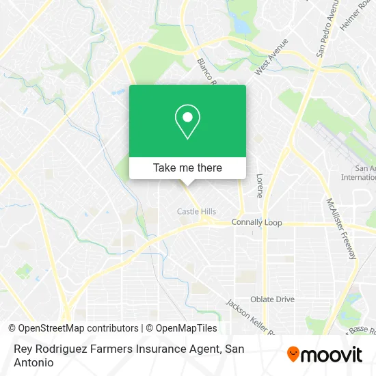 Rey Rodriguez Farmers Insurance Agent map