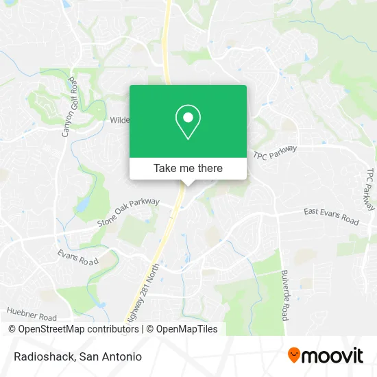 Radioshack map