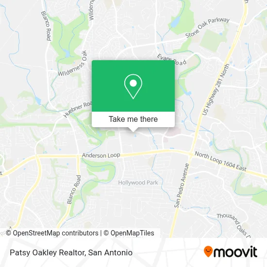 Patsy Oakley Realtor map