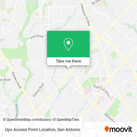 Ups Access Point Location map