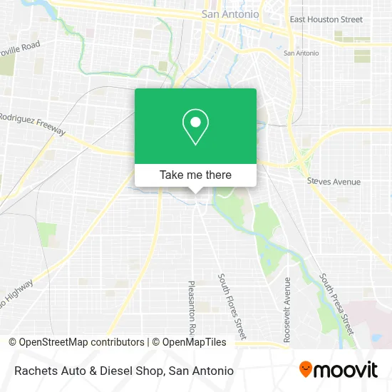 Rachets Auto & Diesel Shop map