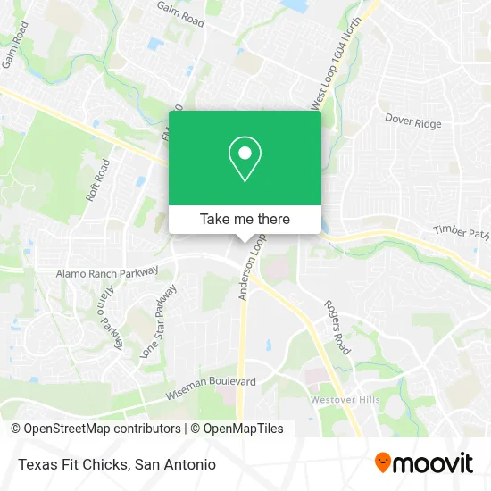 Texas Fit Chicks map
