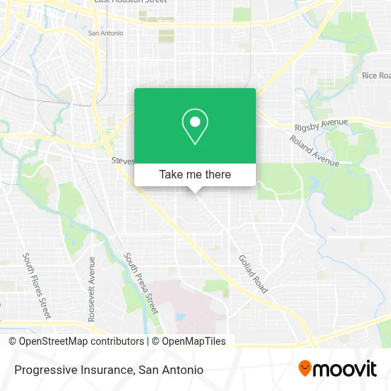 Progressive Insurance map