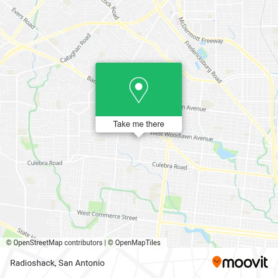 Radioshack map
