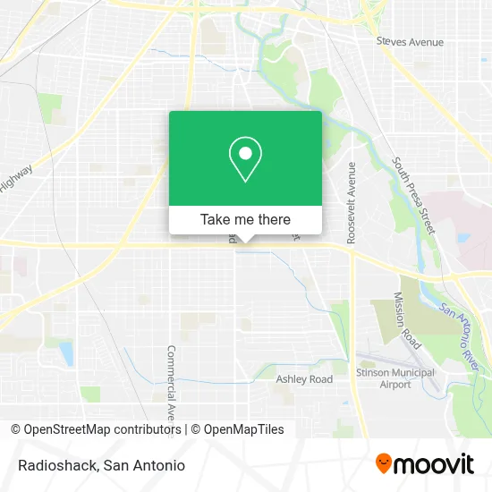 Radioshack map