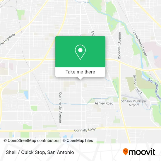 Shell / Quick Stop map