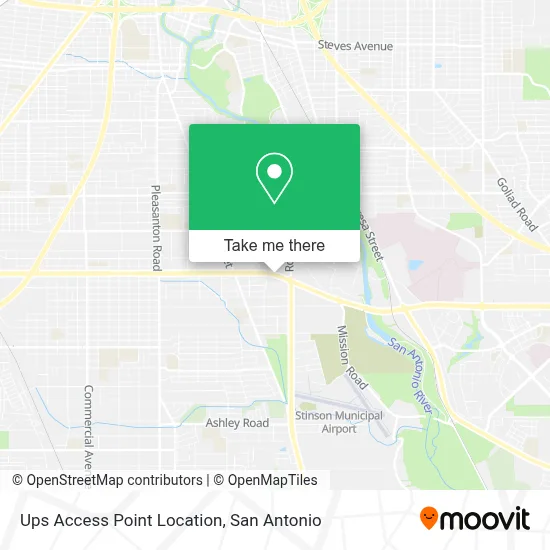 Ups Access Point Location map