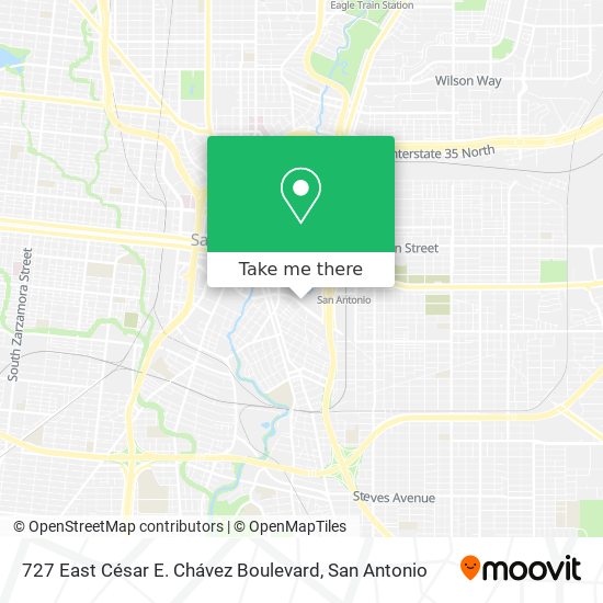 727 East César E. Chávez Boulevard map
