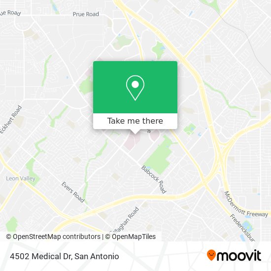 Mapa de 4502 Medical Dr