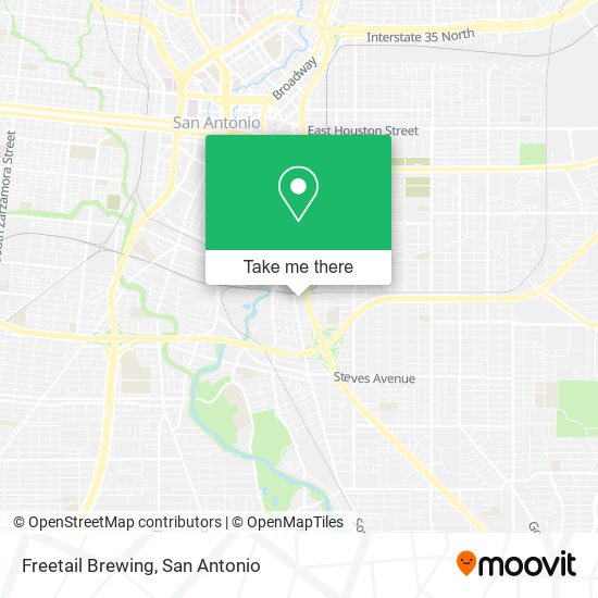 Freetail Brewing map