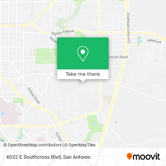 4032 E Southcross Blvd map