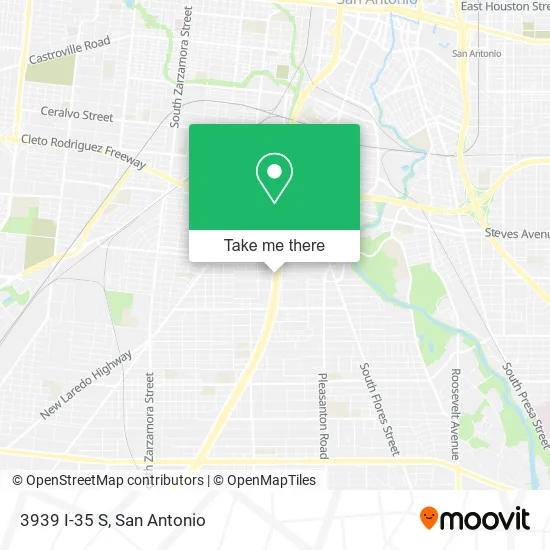 3939 I-35 S map