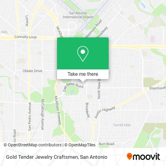 Mapa de Gold Tender Jewelry Craftsmen