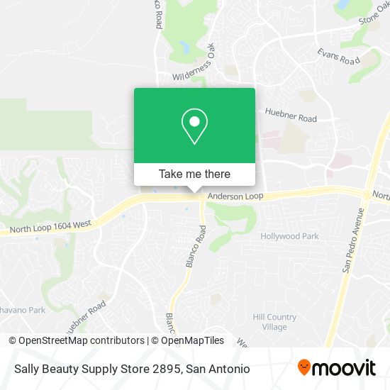 Mapa de Sally Beauty Supply Store 2895