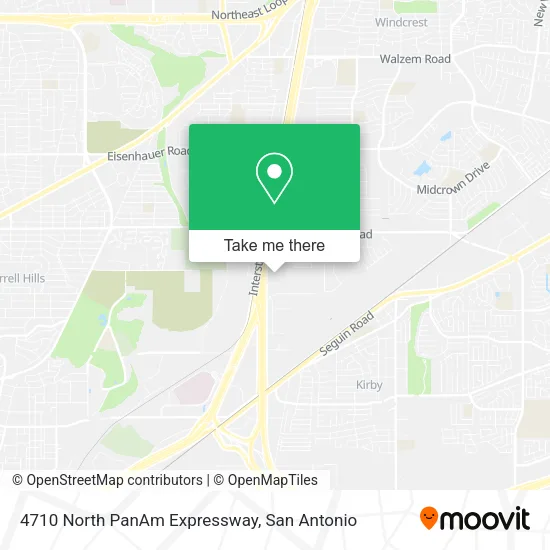 4710 North PanAm Expressway map