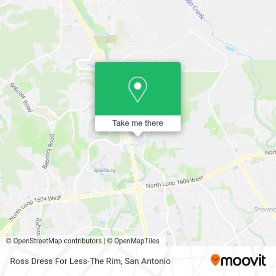 How to Get to Ross Dress For Less-The Rim in San Antonio by Bus? How to Get to Ross Dress For Less-The Rim in San Antonio by Bus?