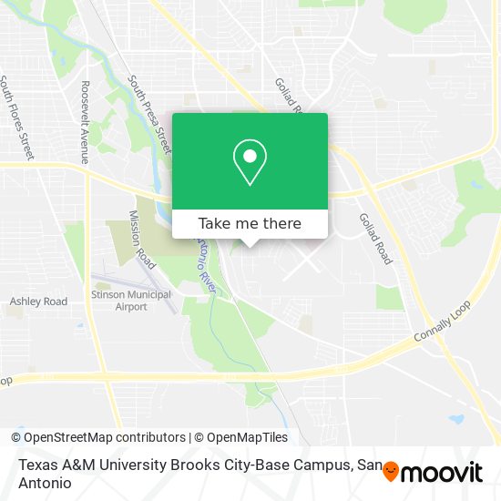 Texas A&M University Brooks City-Base Campus map