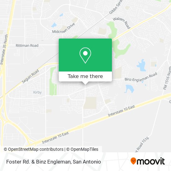 Mapa de Foster Rd. & Binz Engleman