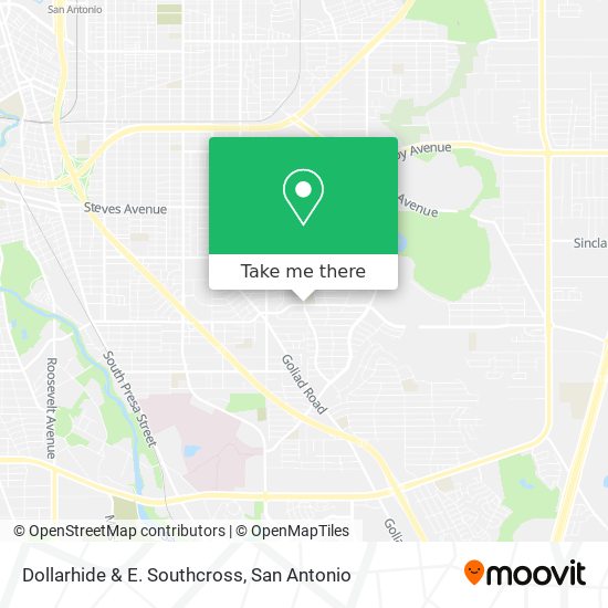 Dollarhide & E. Southcross map