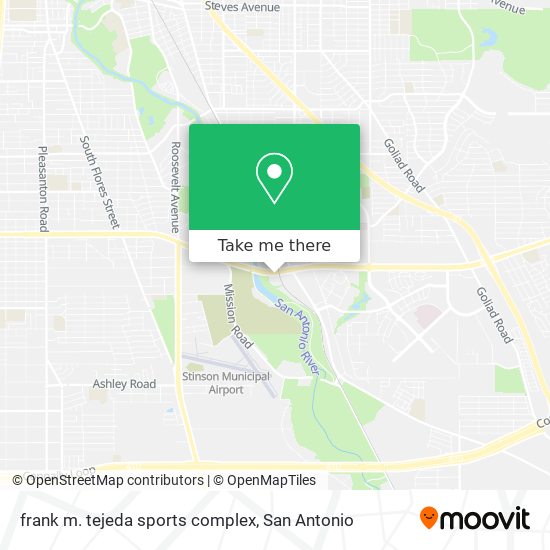 Mapa de frank m. tejeda sports complex