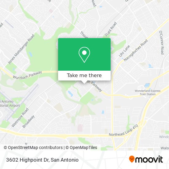 3602 Highpoint Dr map