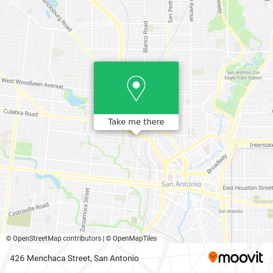 426 Menchaca Street map