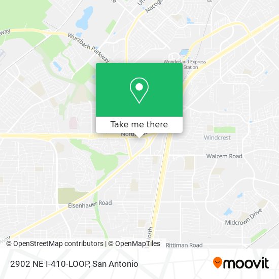 Mapa de 2902 NE I-410-LOOP