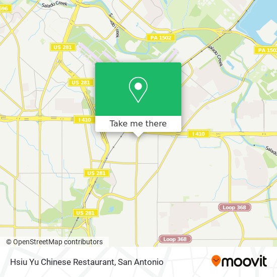 Hsiu Yu Chinese Restaurant map