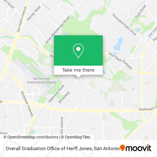 Overall Graduation Office of Herff Jones map