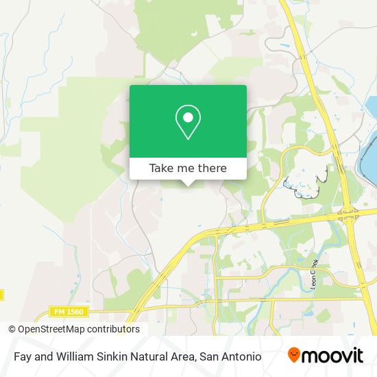 Mapa de Fay and William Sinkin Natural Area