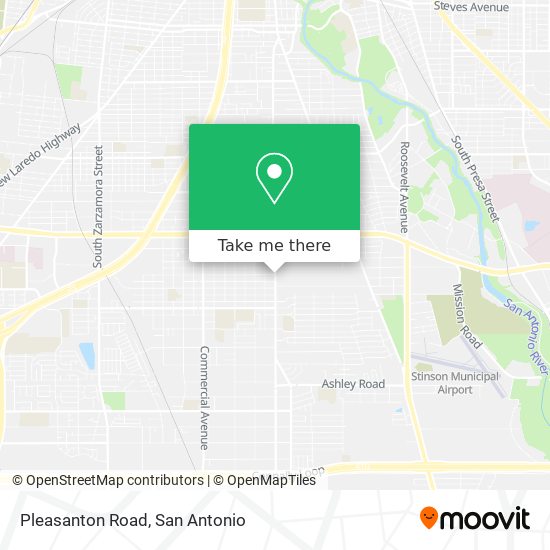 Pleasanton Road map