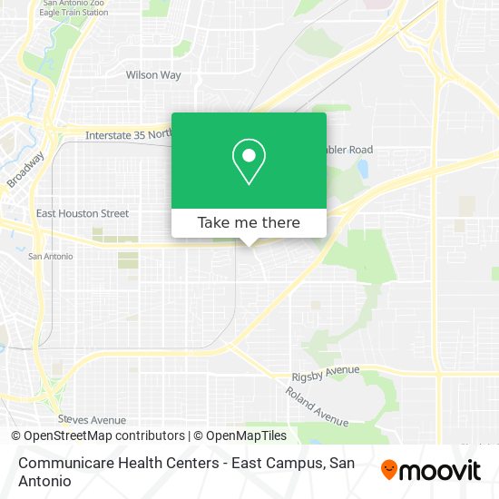 Communicare Health Centers - East Campus map