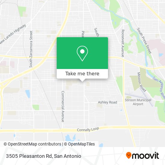 3505 Pleasanton Rd map