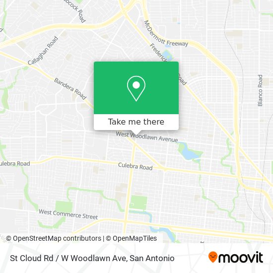 St Cloud Rd / W Woodlawn Ave map