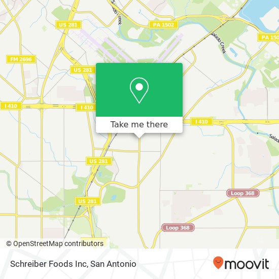 Schreiber Foods Inc map