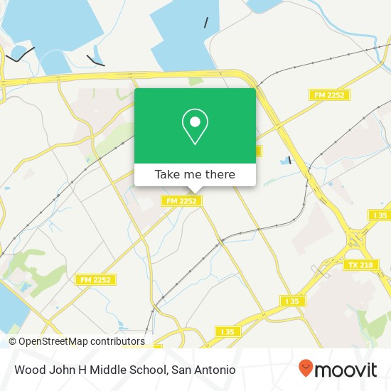 Wood John H Middle School map