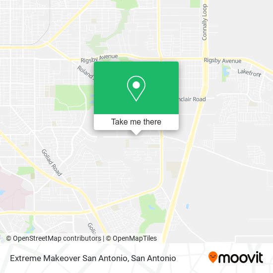 Extreme Makeover San Antonio map