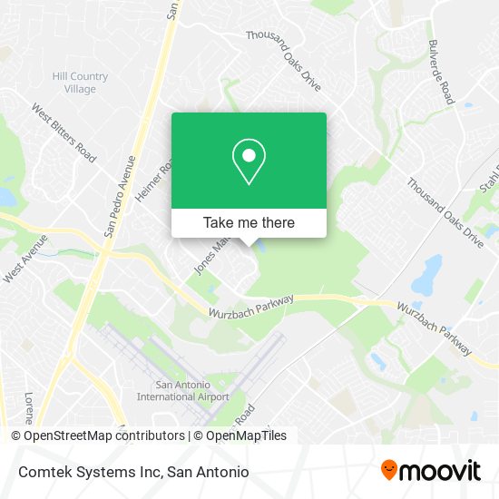 Mapa de Comtek Systems Inc