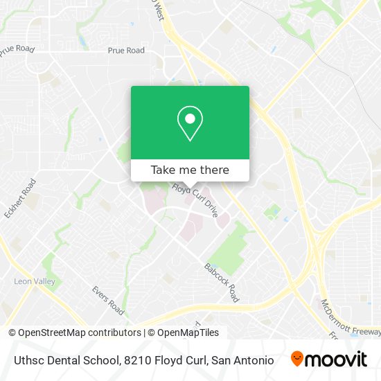 Uthsc Dental School, 8210 Floyd Curl map