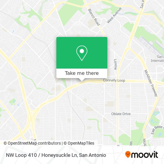 NW Loop 410 / Honeysuckle Ln map
