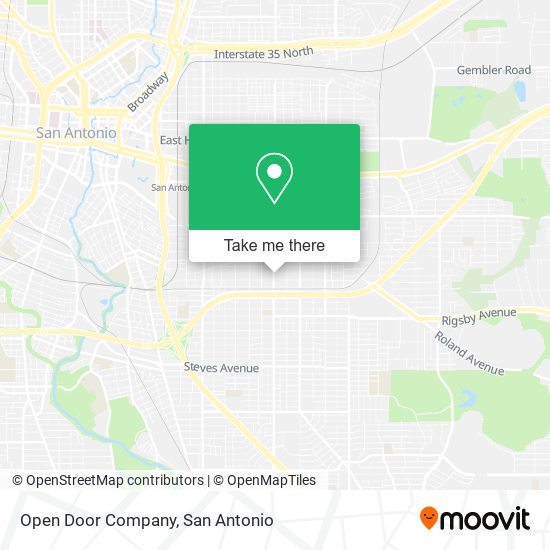 Mapa de Open Door Company