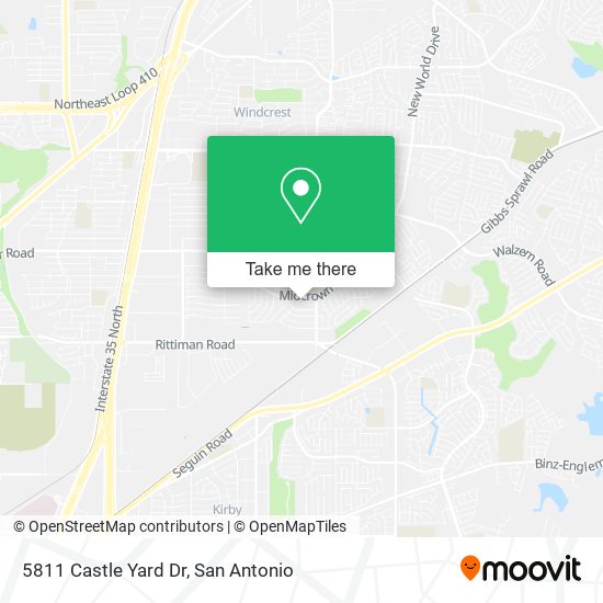 Mapa de 5811 Castle Yard Dr