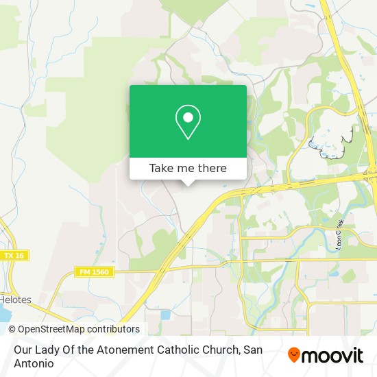 Our Lady Of the Atonement Catholic Church map