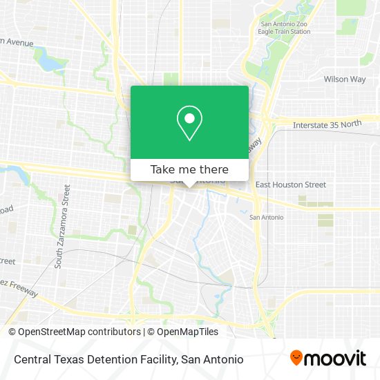 Mapa de Central Texas Detention Facility