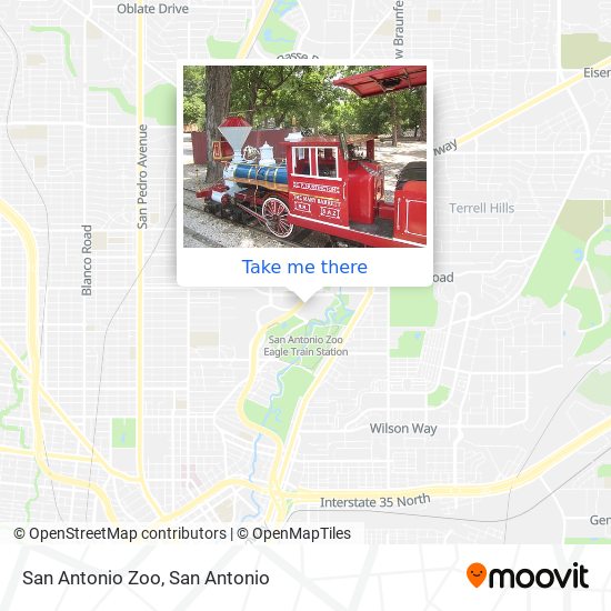 Mapa de San Antonio Zoo